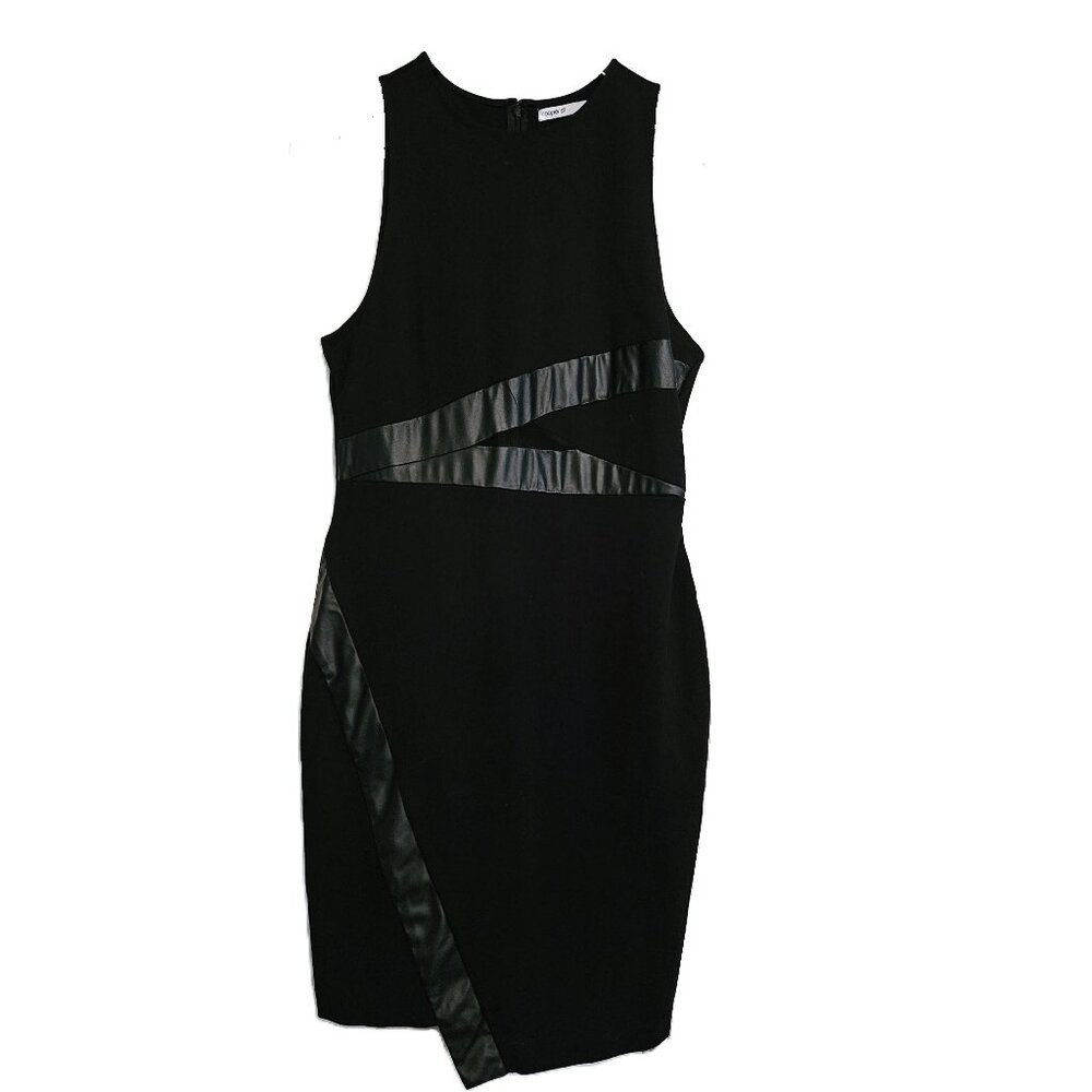 COOPER ST Black Short Sleeveless Bodycon Sheath Dress Size 8